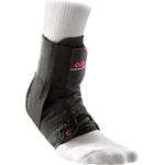 McDavid Олекотена наглезенка - Черна | Lace-Up Ankle Support Brace With Straps 195 - Black XL