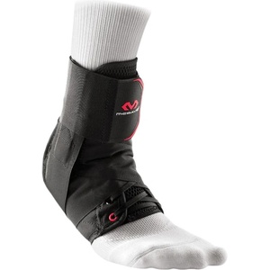 McDavid Олекотена наглезенка - Черна | Lace-Up Ankle Support Brace With Straps 195 - Black XL