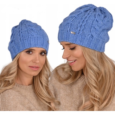Fashionweek dámská čepice beanie šmoulinka ZIZI-A4 Modrá