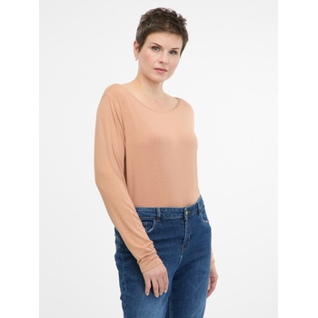 Orsay Светлокафява дамска тениска с дълъг ръкав ORSAY Orsay | Kafyav | ЖЕНИ | S