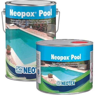 NEOTEX Neopox Pool – epoxidový náter na bazény, fontány, nádrže Balenie: 10 kg, Farba: Modrozelená (RAL 6004)