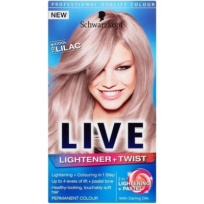 Schwarzkopf Live Lightener & Twist barva na vlasy Cool Lilac 104 50 ml