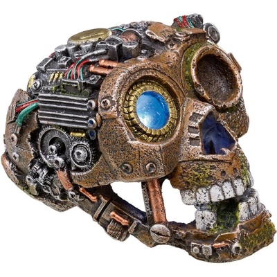 Nobby Kyborg lebka 2 LED 11 cm
