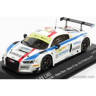 Minichamps Audi R8 Lms Team Hcb Rutroni Racing N 12 Fia World Gt Cup Macau 2017 Plentz Bílá 1:43