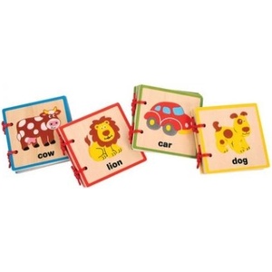 Bigjigs Toys - Дървена забавна книжка (BB062)