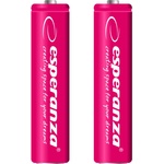 Esperanza Акумулаторна батерия NI-MH AAA 1000mAh 2 бр червена 73317 (EZA101R)