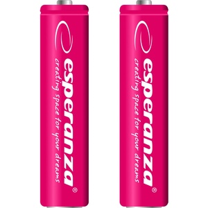 Esperanza Акумулаторна батерия NI-MH AAA 1000mAh 2 бр червена 73317 (EZA101R)