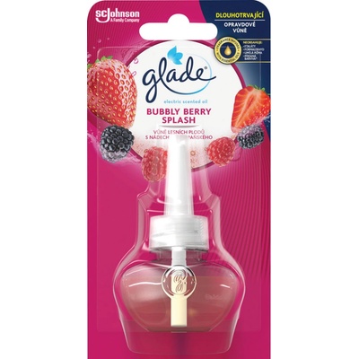 GLADE elektrický osviežovač vzduchu Bubble Berry Splash 20 ml, bobule