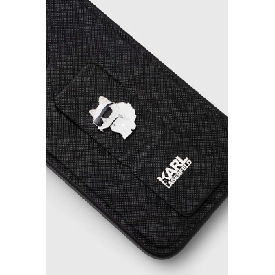 KARL LAGERFELD Кейс за телефон Karl Lagerfeld iPhone 15 Pro Max 6.7 (KLHCP15XGSACHPK)
