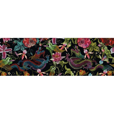 INTERDRUK Panoramatické Secret Garden Dračia záhrada 1000 dielov