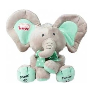 MADEJ Interactive mascot Elephant A Kuku beige and mint 24 cm