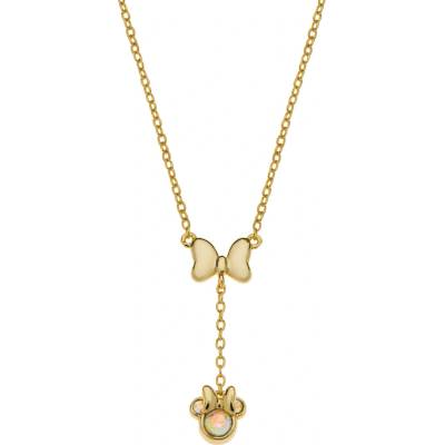Disney Nežný pozlátený náhrdelník Minnie mouse NS00054YRCL-157.CS