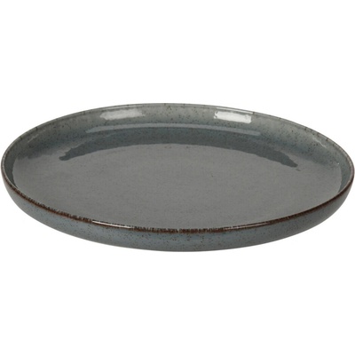 Dezertný porcelánový tanier 19 cm s hnedým lemom