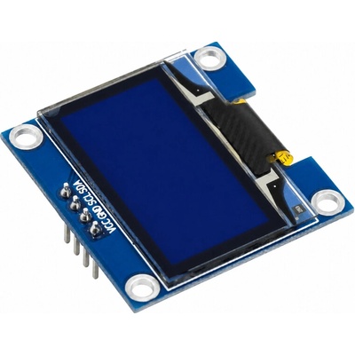 OLED displej 1,3", 128×64, IIC/I2C, 4 piny, modrý