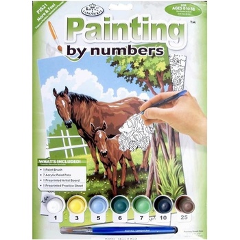 Malování podle čísel KONĚ 3