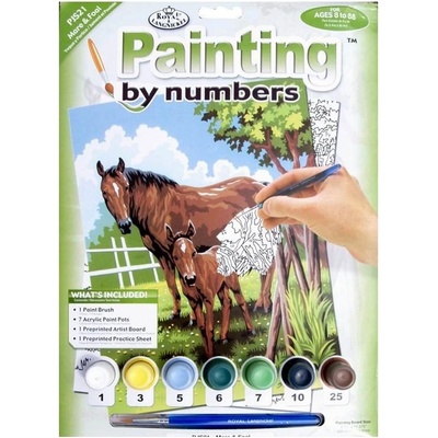 Malování podle čísel KONĚ 3