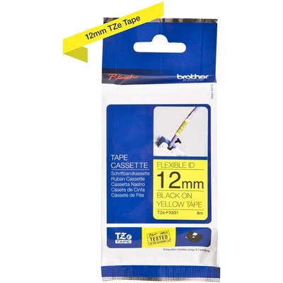 Brother Гъвкава ламинирана лента Brother TZEFX631, 12mm, 8m (TZEFX631)