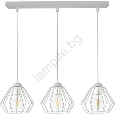 BELIS Пендел CEED 3xE27/60W/230V сив (BE0193)