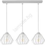 BELIS Пендел CEED 3xE27/60W/230V сив (BE0193)