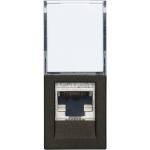 Vimar 30339.16G FTP Розетка Netsafe Linea, RJ45, Cat. 6, 1M, Black, (VM30339.16G)