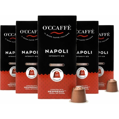 O'Ccaffé od Nespresso Napoli aluminium 50 porcií