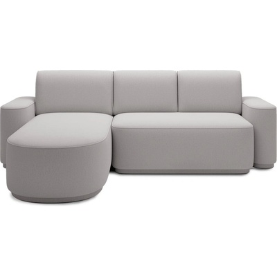 Eltap Светлосив шенилов разтегателен ъглов диван с място за съхранение (ляв ъгъл) Aurumm - ELTAP (CO-AUR-LT-04ENJ)