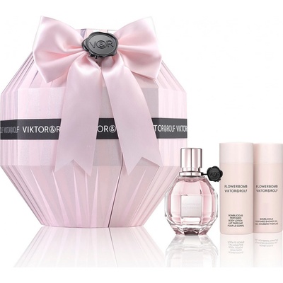Viktor & Rolf Flower Bomb EDP 50 ml + sprchový gél 50 ml + telový krém 40 ml darčeková sada