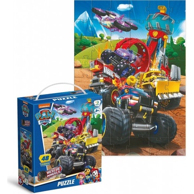 DODO Tlapková patrola/Paw Patrol Záchrana na kolech 48 dílků