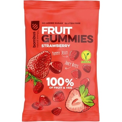 Bombus Fruit gummies jahoda 35 g