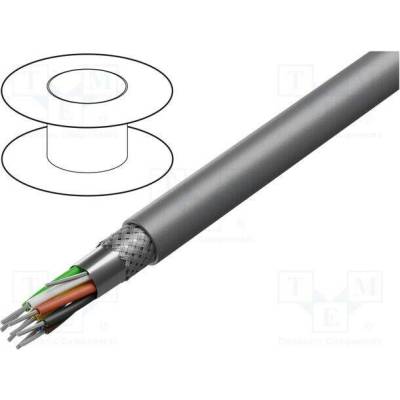 Alpha Wire B957084 GE321 Pro-Tekt 8x16AWG PVC tmavě šedá 300V 50 m
