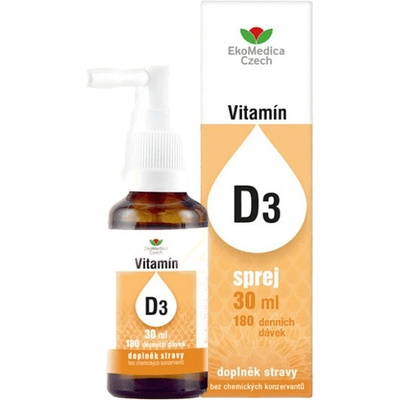 EkoMedica Vitamín D3 sprej 30 ml