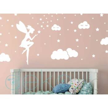 Image 1 of Фея с облаци и звезди (1223)