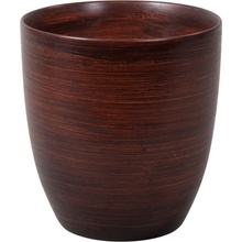 Ceramicus Kodet Wood d 16 cm matný tmavě hnědý