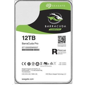 Seagate BarraCuda Pro 12TB, SATAIII, ST12000DM0007