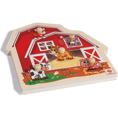 Eichhorn puzzle farma Puzzle with Sound 5 zvířátek se zvukem