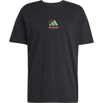 Image 1 of Adidas Мъжка тениска Adidas Graphic Logo T-Shirt Mens - Black Pizza