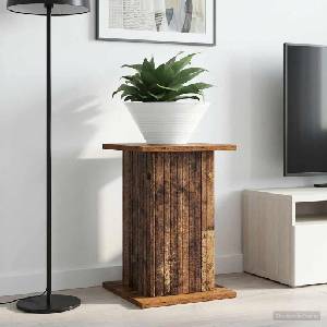 vidaXL Стойка за растения 2 бр. Старо дърво 30, 5 x 30 x 43 см (899813)
