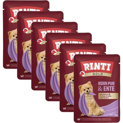Rinti Gold Pur Adult kura & kačka 6 x 100 g