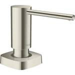 Hansgrohe Дозатор за перилен препарат Hansgrohe A71, сив, матиран (40468800) Мивка за вграждане