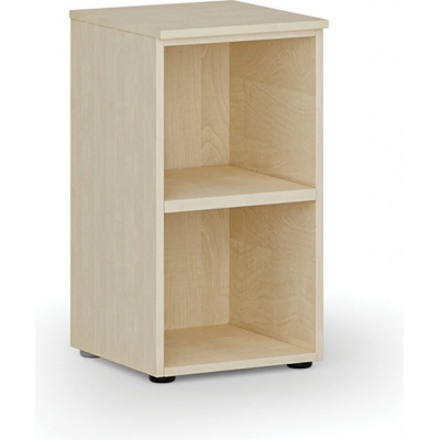 Primo Kancelářský regál WOOD, 740 x 400 x 420 mm, bříza – Zboží Mobilmania