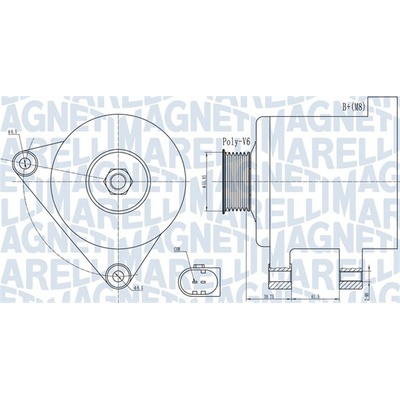 generátor MAGNETI MARELLI 063731910010