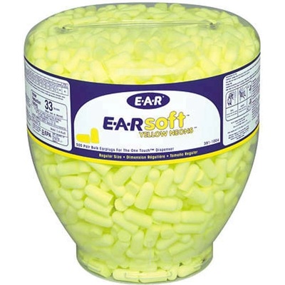 E-A-R SOFT NEON PD-01-002 Zátky do uší Žltá 500 párov