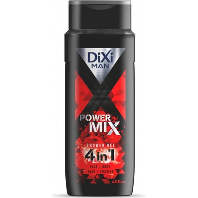 Dixi Men 4v1 Power Mix sprchový gel 400 ml