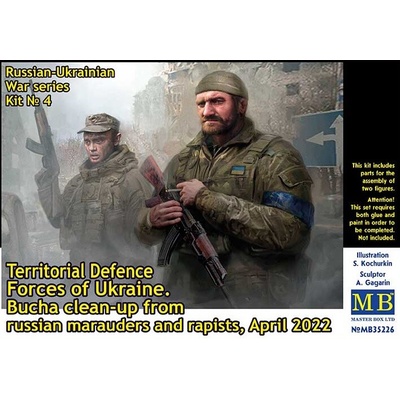 MASTER BOX LTD Bucha clean-up from russian marauders and rapists April 2022 Kit No. 4 1:35