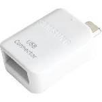 Samsung Оригинален Преход/Адаптер OTG за Samsung USB-A to micro-USB EE-UG930, Бял (Bulk) (EE-UG930BWE/Bulk)