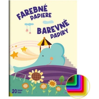 Barevný papír A4 20ls