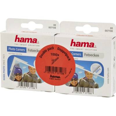 Hama fotorůžky samolepící, transparentní, 2x500 ks (dvojité balení)