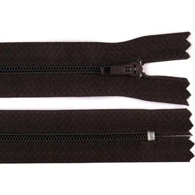 Stoklasa Spirálový zip No 3 délka 25 cm pinlock Balení: 1 ks, Varianta: 304 hnědá čokoládová 304 hnědá čokoládová