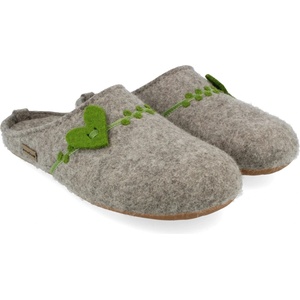 Haflinger Дамски пантофи Haflinger Women's Everest Coeur Slippers - Basalt - размер 36 (EU) (126-0664-0211)