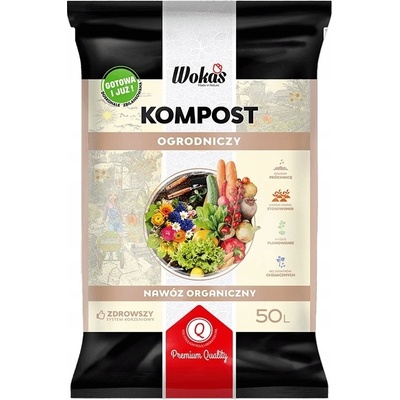 Wokas Zahradní kompost 100% přírodní 50 l